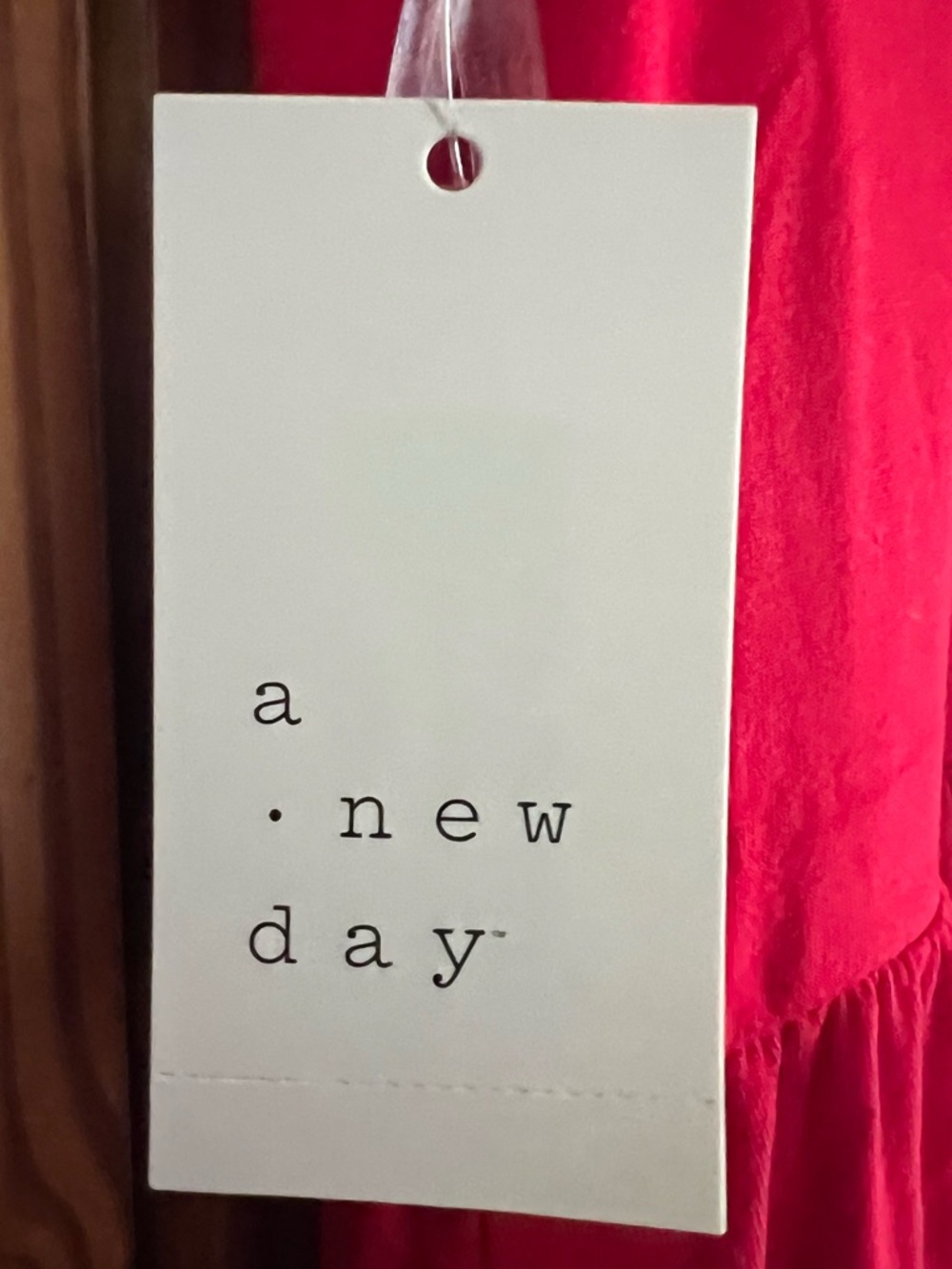 NWT A New Day- Red Midi Dress Sleeveless Lightweight XS pockets, side slit - Picture 10 of 14